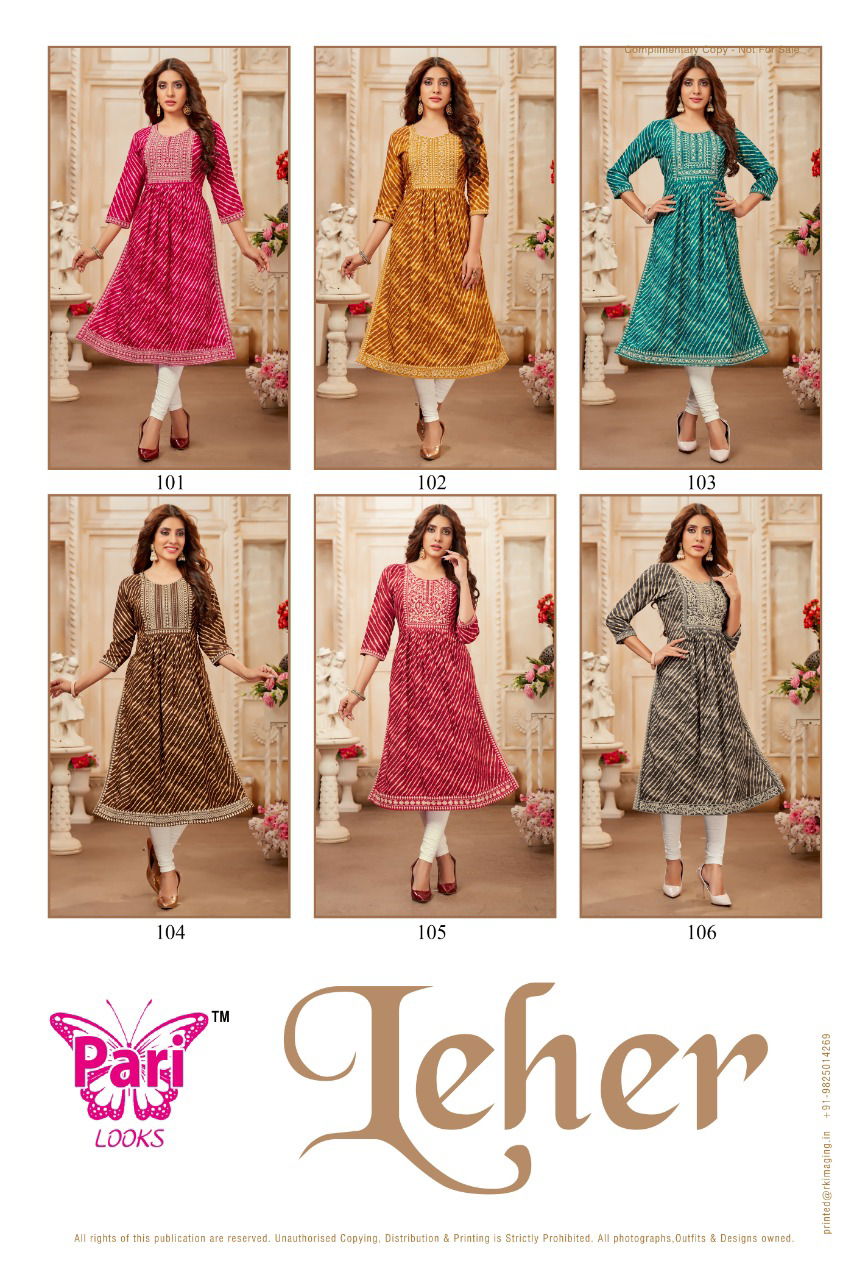 Pari Leher Heavy Festive Wear Wholesale Designer Kurtis